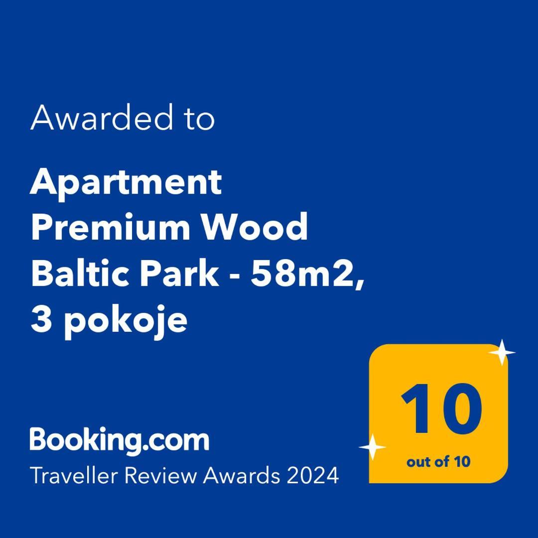 סטגנה Apartment Premium Wood Baltic Park - 58M2, 3 Pokoje מראה חיצוני תמונה